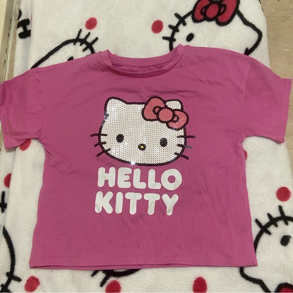 Hello kitty sequence baby tee! - Picture 1 of 2